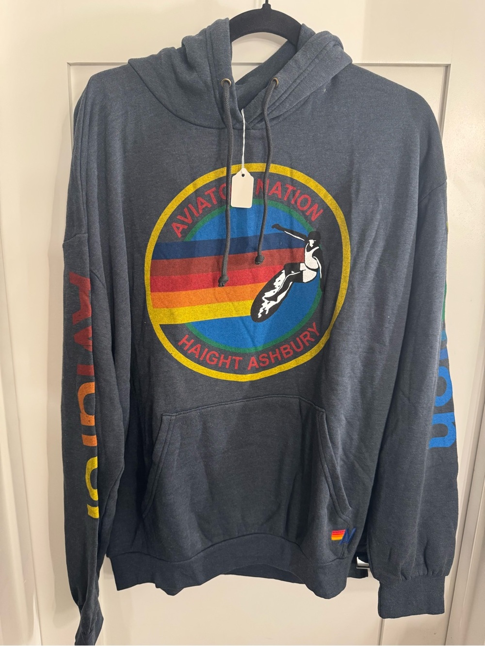 AVIATOR NATION HAIGHT ASHBURY RELAXED PULLOVER HOODIE CHAROCAL
$ 189.00 size L